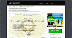 Desktop Screenshot of mon-diplome.fr